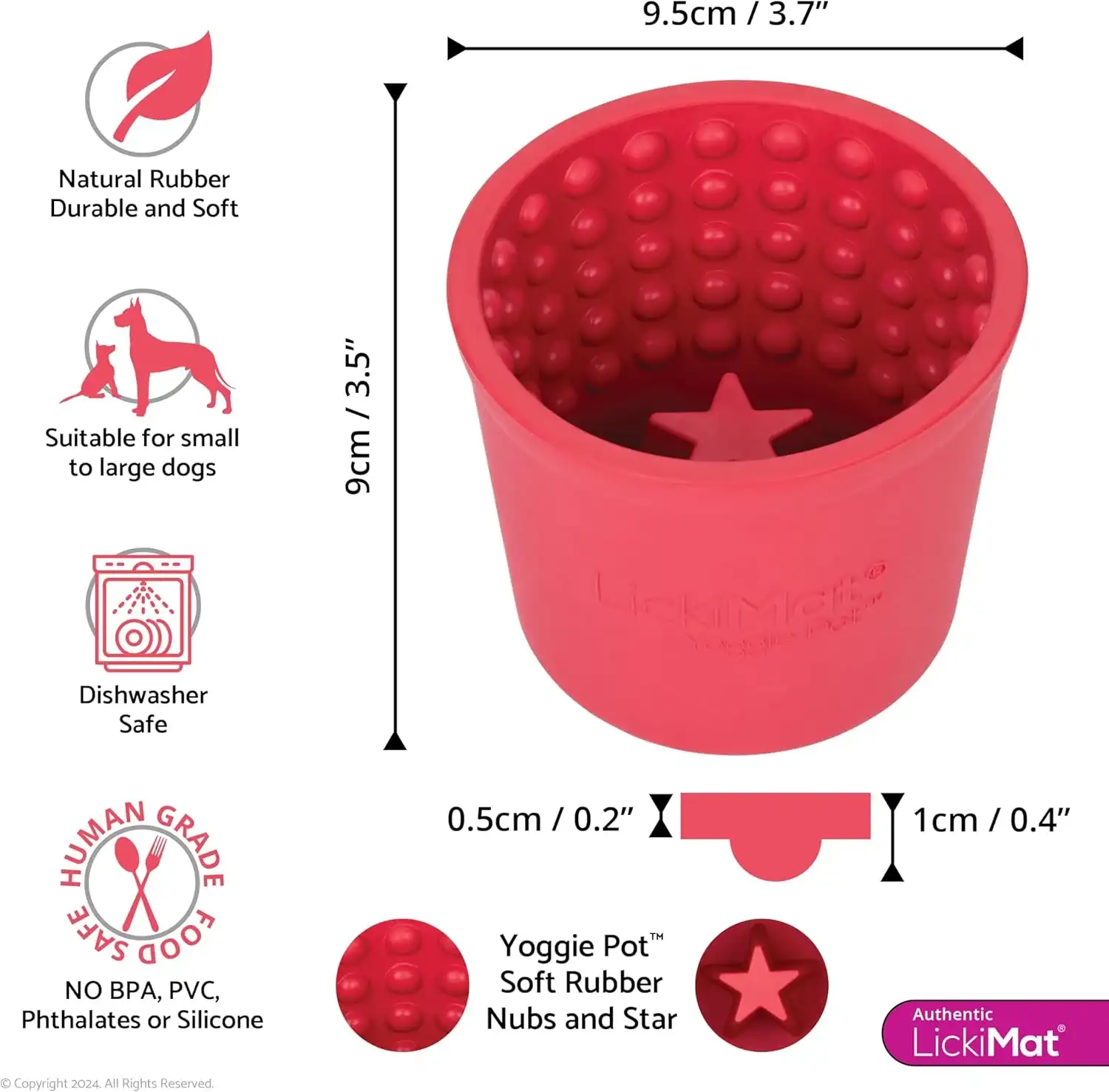 ליקי מט LICKIMAT Yoggie Pot - כוס האכלה וליקוק