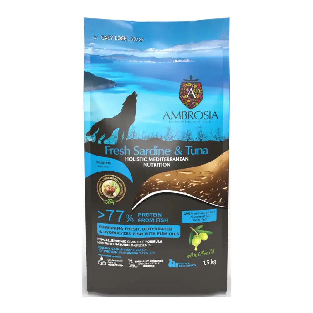 אמברוסיה ים תיכוני Ambrosia Mediterranean סרדין וטונה גזע קטן אמברוסיה ים תיכוני Ambrosia Mediterranean סרדין וטונה גזע קטן