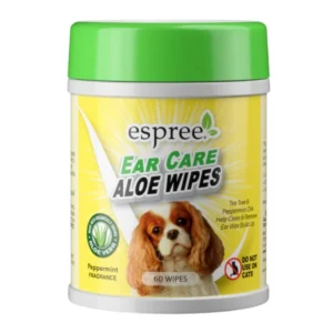 מגבוני אלוורה לניקוי אוזניים לכלבים espree