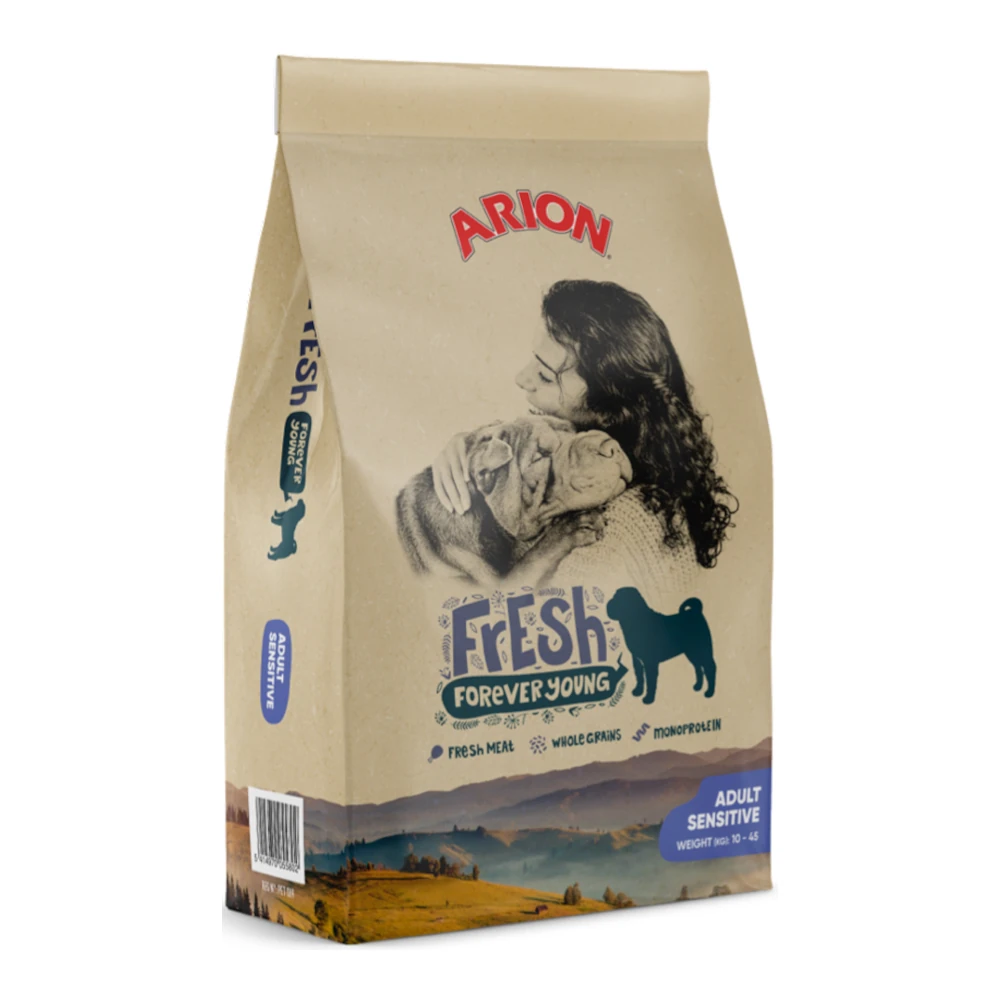 מזון לכלבים אריאון פרש ARION FRESH סנסטיב מזון לכלבים אריאון פרש ARION FRESH סנסטיב