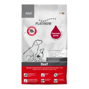 מזון כלבים טבעי לכלבים פלטינום בקר