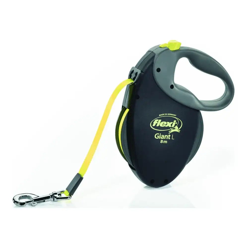 רצועה מתארכת פלקסי flexi Giant L ניאון . 8 מטר