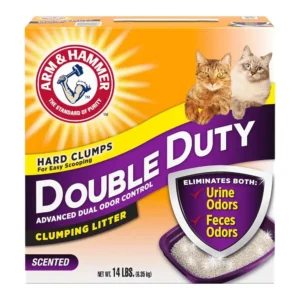 חול מתגבש לחתולים הרם והמר ARM & HAMMER דבל דיוטי