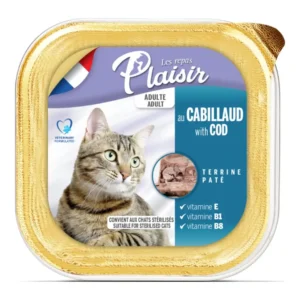 מעדן לחתול פלאז‘יר PLAISIR דג קוד