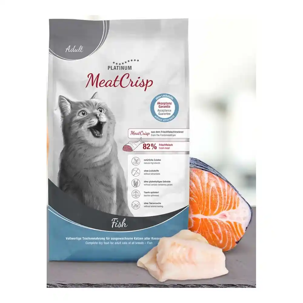 מזון חתולים פלטינום PLATINUM דגי-ים טריים מזון חתולים פלטינום PLATINUM דגי-ים טריים