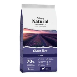 אוכל לכלבים ללא דגנים דיבאק טונה