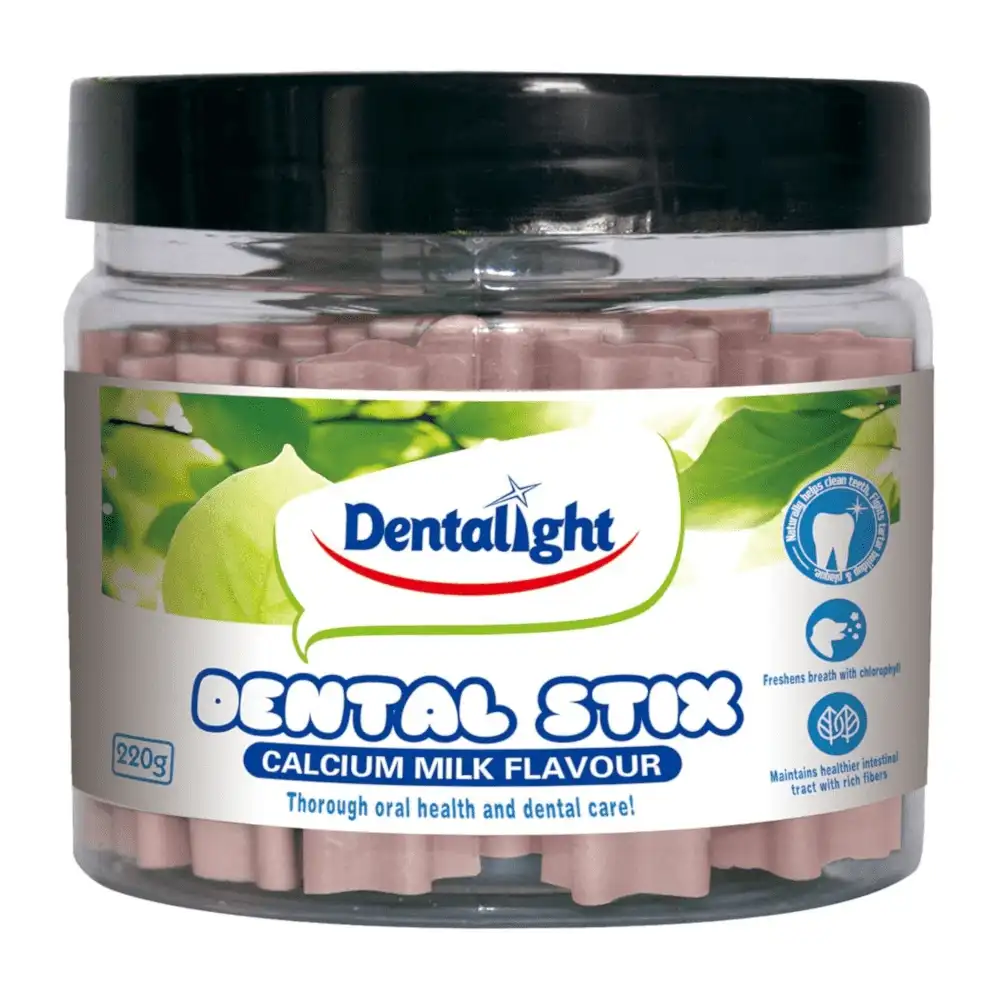 חטיף כלבים דנטל סטיקס משקל : 220 גר‘