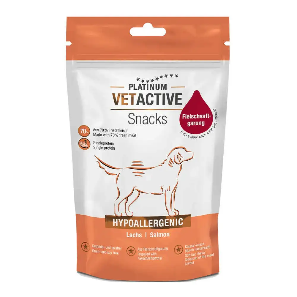 חטיף היפואלרגני לכלב פלטינום סלמון משקל : 200 גר‘ חטיף היפואלרגני לכלב פלטינום סלמון משקל : 200 גר‘