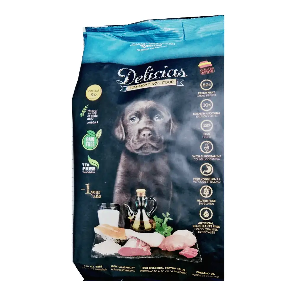 חטיף אילוף כלבים דלישס בשר ודגים משקל : 800 גרם