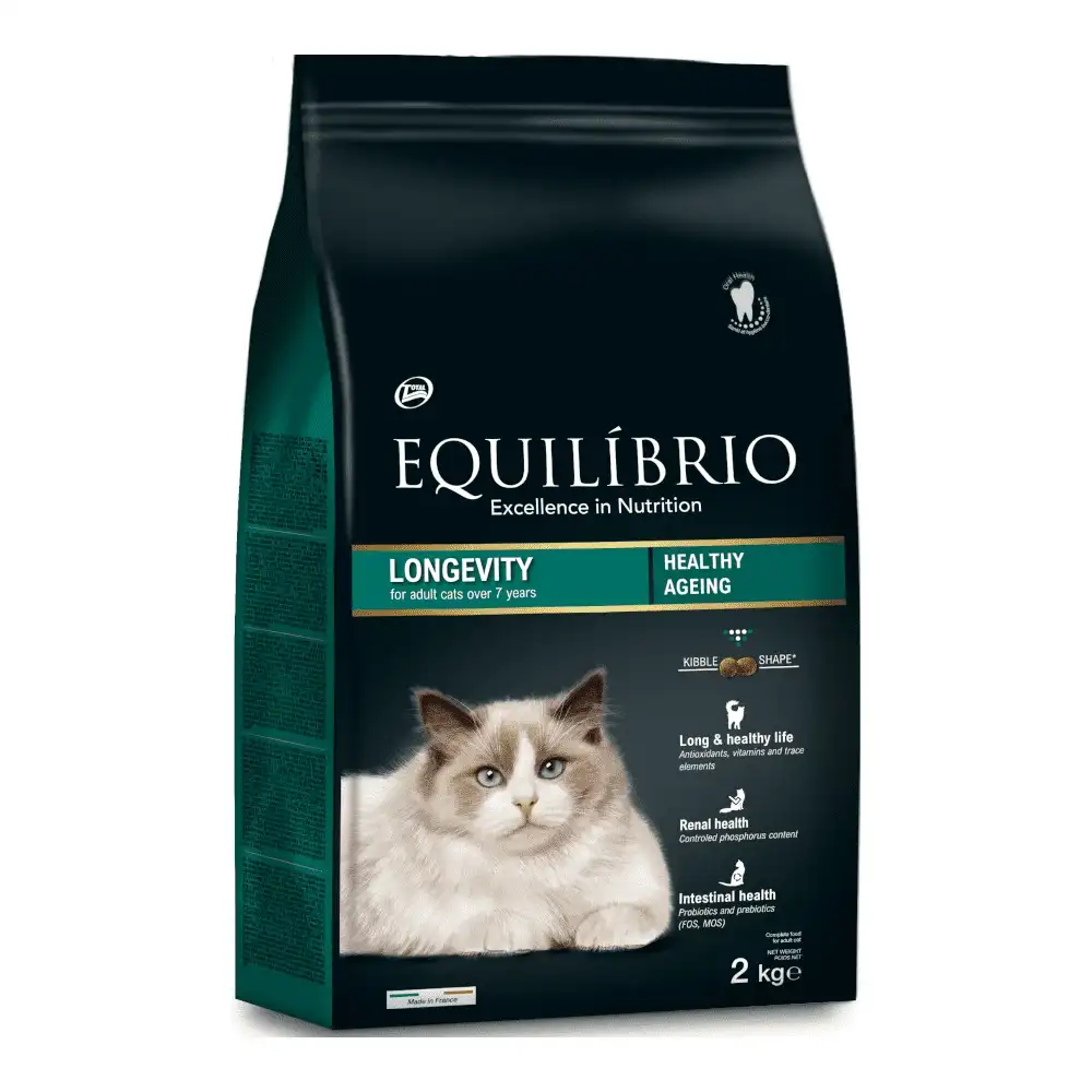 אוכל חתולים אקווליבריו EQUILIBRIO סניור עוף ואורז