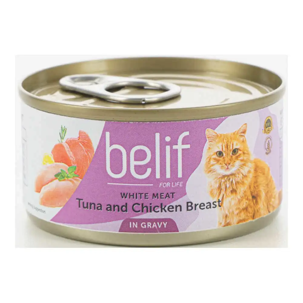 מעדן לחתול בליף – belife טונה וחזה עוף ברוטב מעדן לחתול בליף – belife טונה וחזה עוף ברוטב