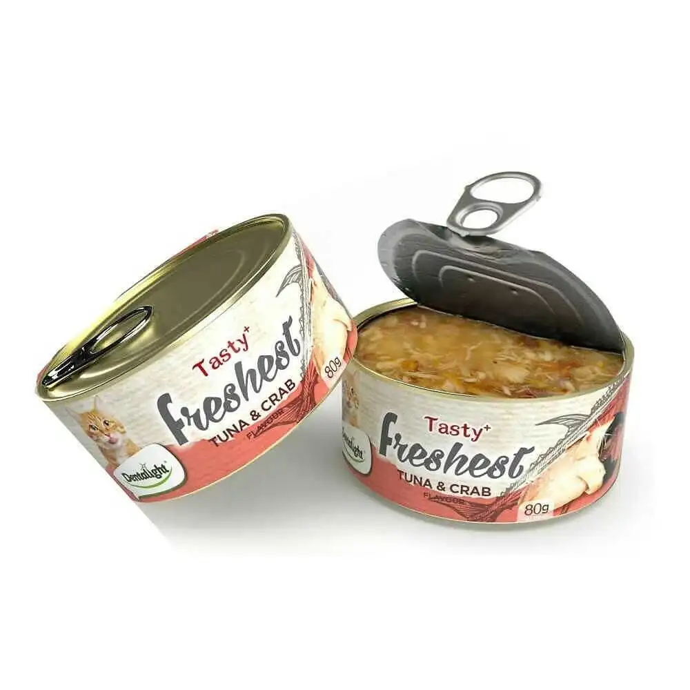 מעדן לחתול דנטה לייט Dentalight freshest טונה וסרטנים מעדן לחתול דנטה לייט Dentalight freshest טונה וסרטנים