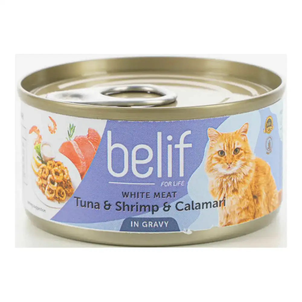 מעדן לחתול בליף – belife טונה שרימפס וקלמרי ברוטב מעדן לחתול בליף – belife טונה שרימפס וקלמרי ברוטב