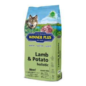 מזון הוליסטי לכלבים ווינר פלוס כבש ללא דגנים