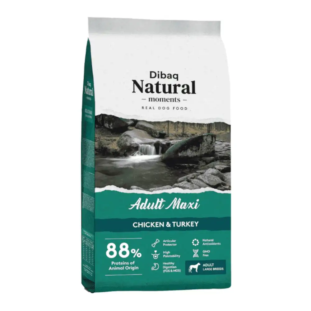 מזון לכלבים דיבאק Dibaq בוגר גזע גדול עוף ואורז מזון לכלבים דיבאק Dibaq בוגר גזע גדול עוף ואורז