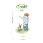 מזון פרמיום לגורי כלבים כלבים גוסבי GOSBI לייף  עוף