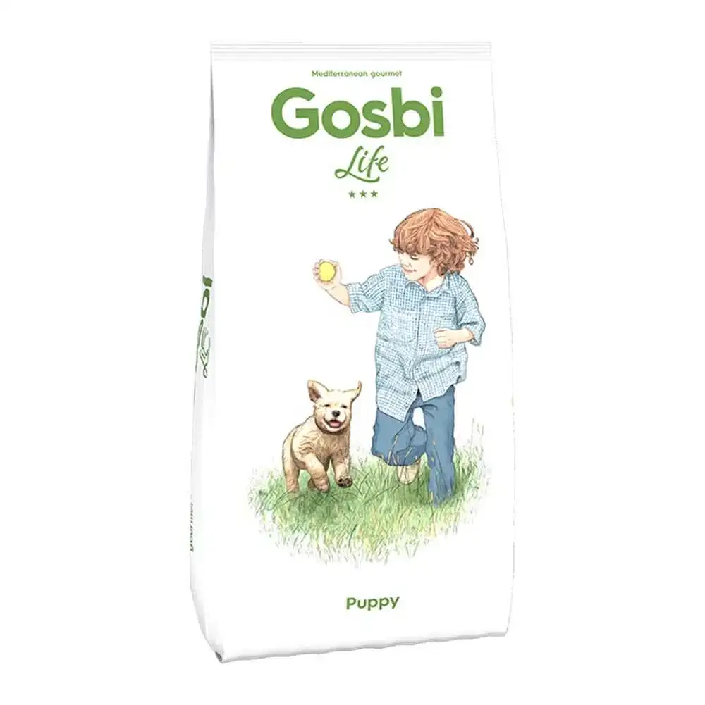 מזון פרמיום לגורי כלבים כלבים גוסבי GOSBI לייף עוף מזון פרמיום לגורי כלבים כלבים גוסבי GOSBI לייף עוף