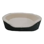 מיטת פרווה לבנה לכלב אורך: 80 ס"מ