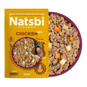 מזון טבעי לכלבים נטסבי Natsbi עוף