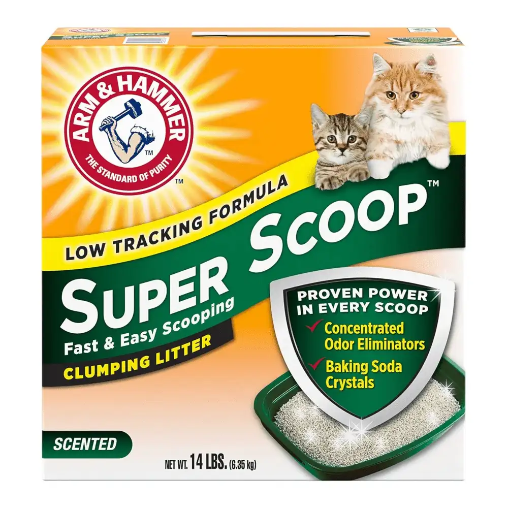 חול מתגבש לחתול הרם והמר ARM & HAMMER סופר סקופ ריחני