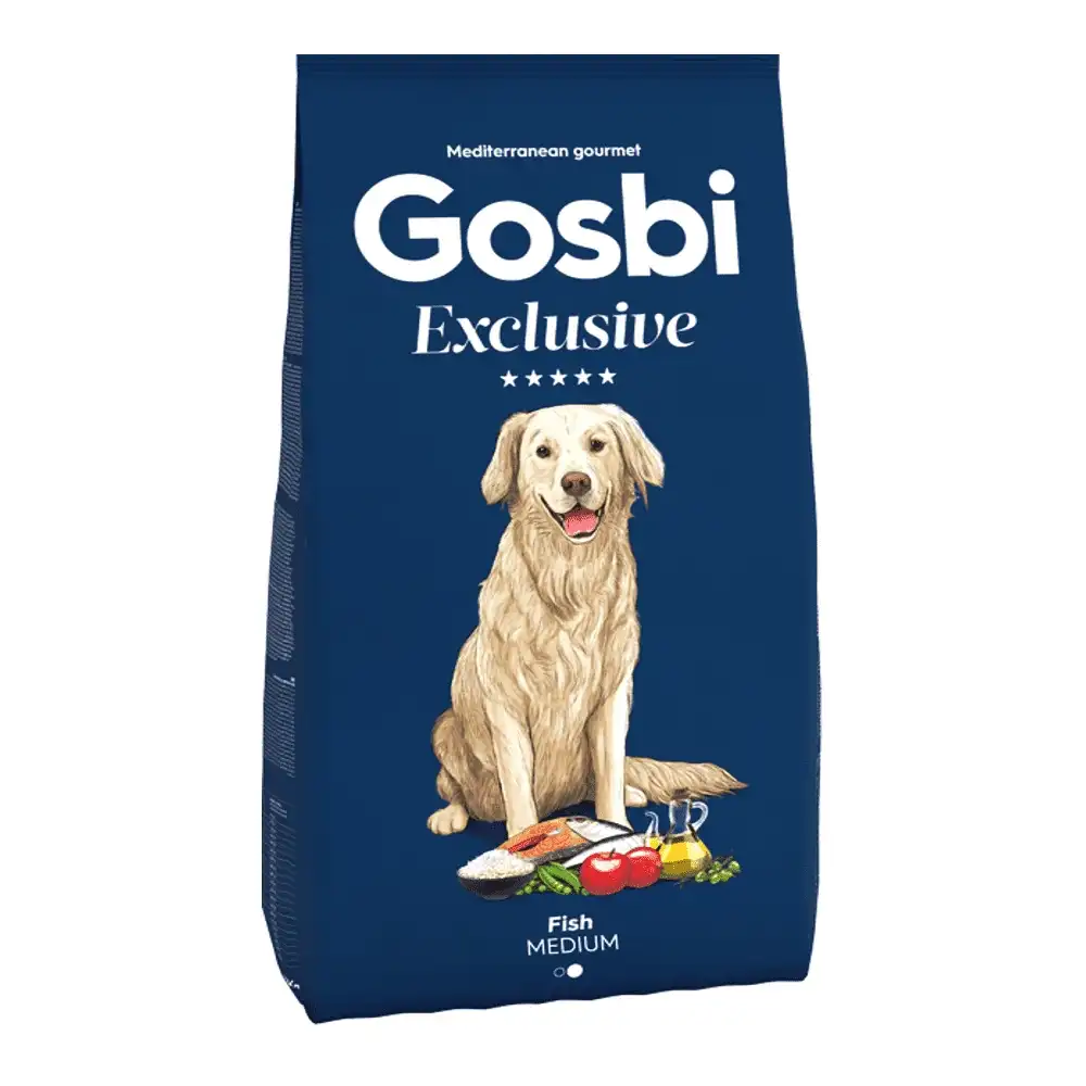 מזון כלבים גוסבי GOSBI אקסלוסיב סלמון ואורז מזון כלבים גוסבי GOSBI אקסלוסיב סלמון ואורז