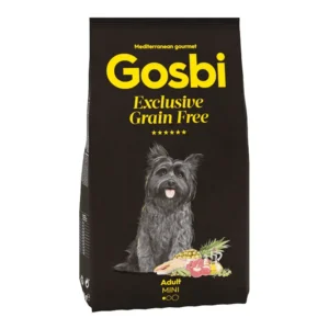 מזון ללא דגנים גוסבי סלמון גזע קטן