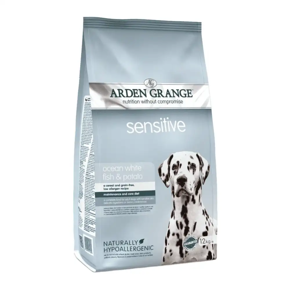 מזון לכלבים ארדן גרנאז‘ ARDEN GRANGE סנסטיב דגי ים ללא דגנים