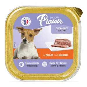 שימור לכלב פלאז‘יר PLAISIR עוף