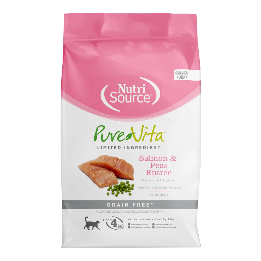 מזון חתולים פיור ויטה PURE VITA סלמון ללא דגנים מזון חתולים פיור ויטה PURE VITA סלמון ללא דגנים