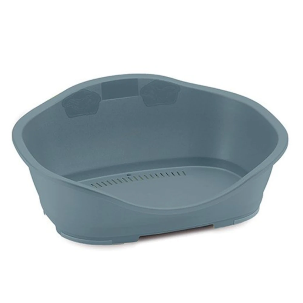 מיטת פלסטיק לכלב סליפר כחול