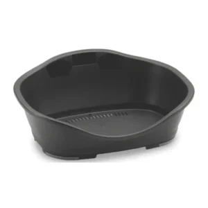 מיטת פלסטיק לכלב סליפר שחור