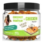 NUTRI TWIST חטיף ללא דגנים קוקוס, פאפיה ועוף