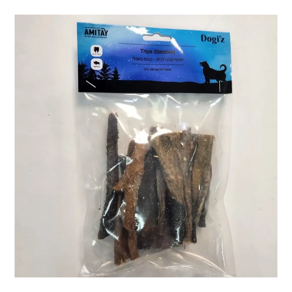 חטיף לכלב קיבת באפלו