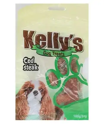 חטיף כלבים קיליס Kelly‘s סטייק דג קוד