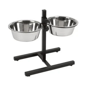 סטנד אוכל ושתיה מתכוונן לכלבים