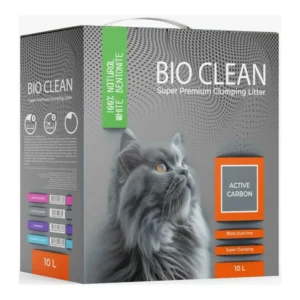 חול מתגבש לחתול ביו קלין BIO CLEAN קרבון