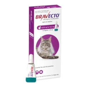 אמפולת ברבקטו BRAVECTO לחתולים  6.25-12.5 ק"ג