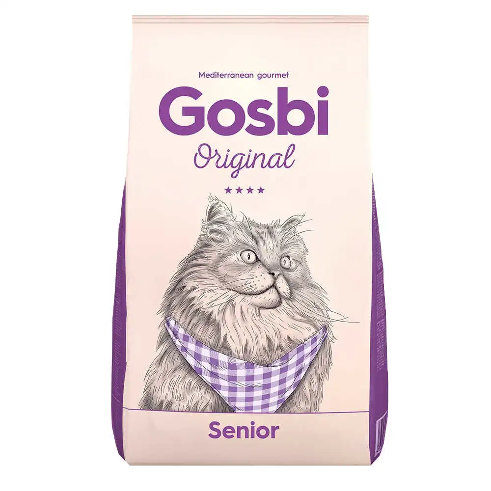 אוכל חתולים גוסבי GOSBI חתול סניור אוכל חתולים גוסבי GOSBI חתול סניור
