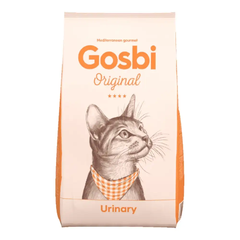 מזון חתולים גוסבי GOSBI יורינרי עוף ואורז