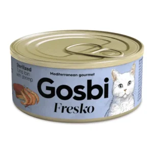 מעדן חתולים גוסבי GOSBI סטרלייז טונה ושרימפס