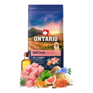 אוכל כלבים אונטריו ONTARIO לייט גזע גדול הודו