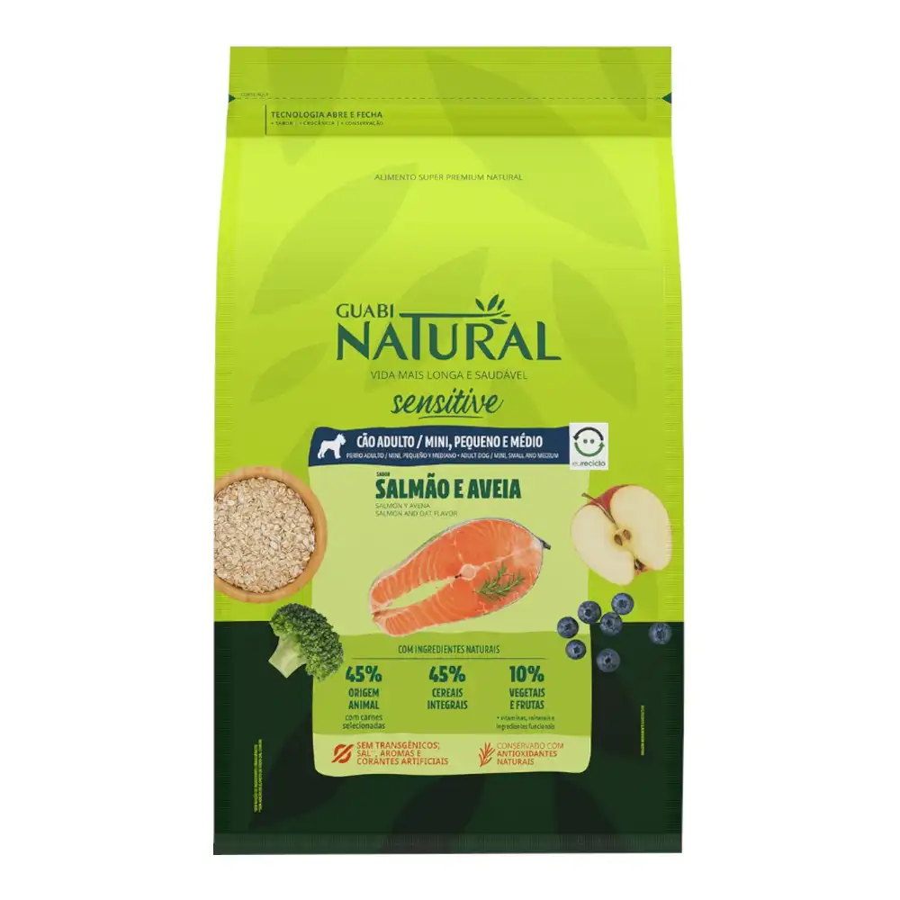 נטורל גואבי NATURAL GUABI סנסטיב סלמון גזע קטן/בינוני נטורל גואבי NATURAL GUABI סנסטיב סלמון גזע קטן/בינוני